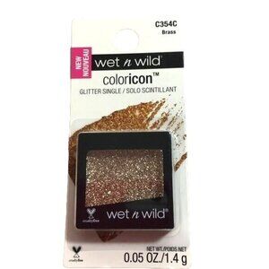 Wet n Wild Eyeshadow Coloricon Glitter 0.05 oz Brass C354C New